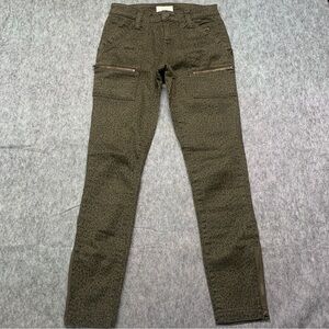 Joie Park Brown/Green Leopard Print Pants - Size 23